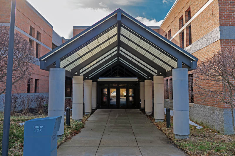 photo of treasurer entrance to building